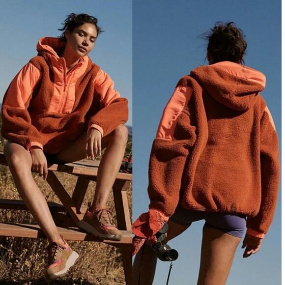 New Free People FP MOVEMENT Lead The Pack Pullover Fleece $98 X-SMALL - Picture 1 of 8